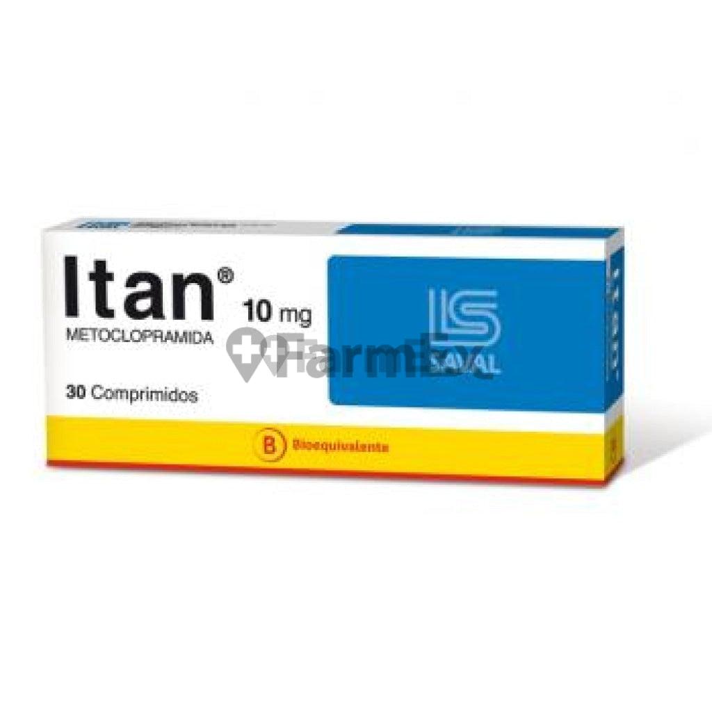 Itan Metoclopramida 10 mg x 30 comprimidos SAVAL